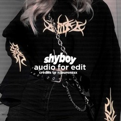 ⌜⊹  shyboy - audio for edit | nappy 01' ∵⌟