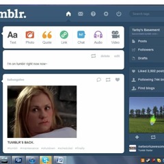 Tumblr-Active [Originally posted August 23 2014]