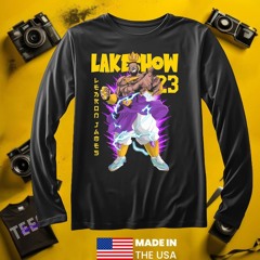 LeBron James X Dragon Ball Z Broly Super Saiyan Lakeshow 23 shirt