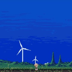 Yume 2kki - wind turbine plateau