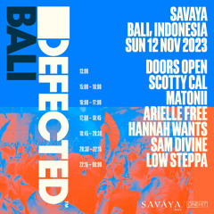 Matonii - Live from Savaya [Defected] 12/11/23