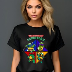 Pokemon Ninja Turtle Cartoon Teenage Mutant Ninja Squirtles Shirt