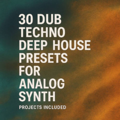 30 Dub-Techno chords for Analog synth