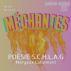 Poésie S.C.H.L.A.G - Margaux Lallemant [11.06.2025]