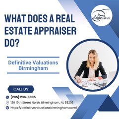 What Does A Real Estate Appraiser Do?