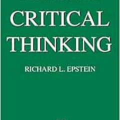 [Read] EPUB 📙 The Pocket Guide to Critical Thinking fifth edition by Richard L Epste