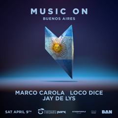Jay de Lys @ Music On, Buenos Aires. Mandarine Park 9.4.2022