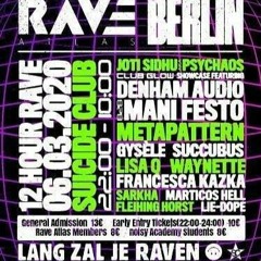 Sarkha - Live @ Rave Atlas x Lang Zal Je Raven, Suicide Club Berlin (2020-03-06)