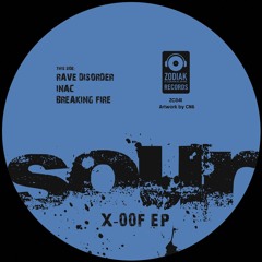 ZC041 - SOUR - Rave Disorder - X-00F EP - Zodiak Commune Records