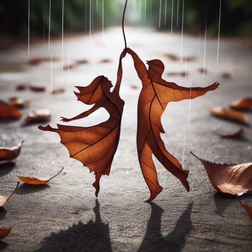 petite balade sous la pluie