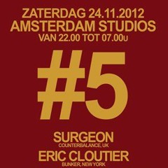 2012-11-24 - Eric Cloutier @ Les Enfants Terribles, Amsterdam Studio's, Amsterdam