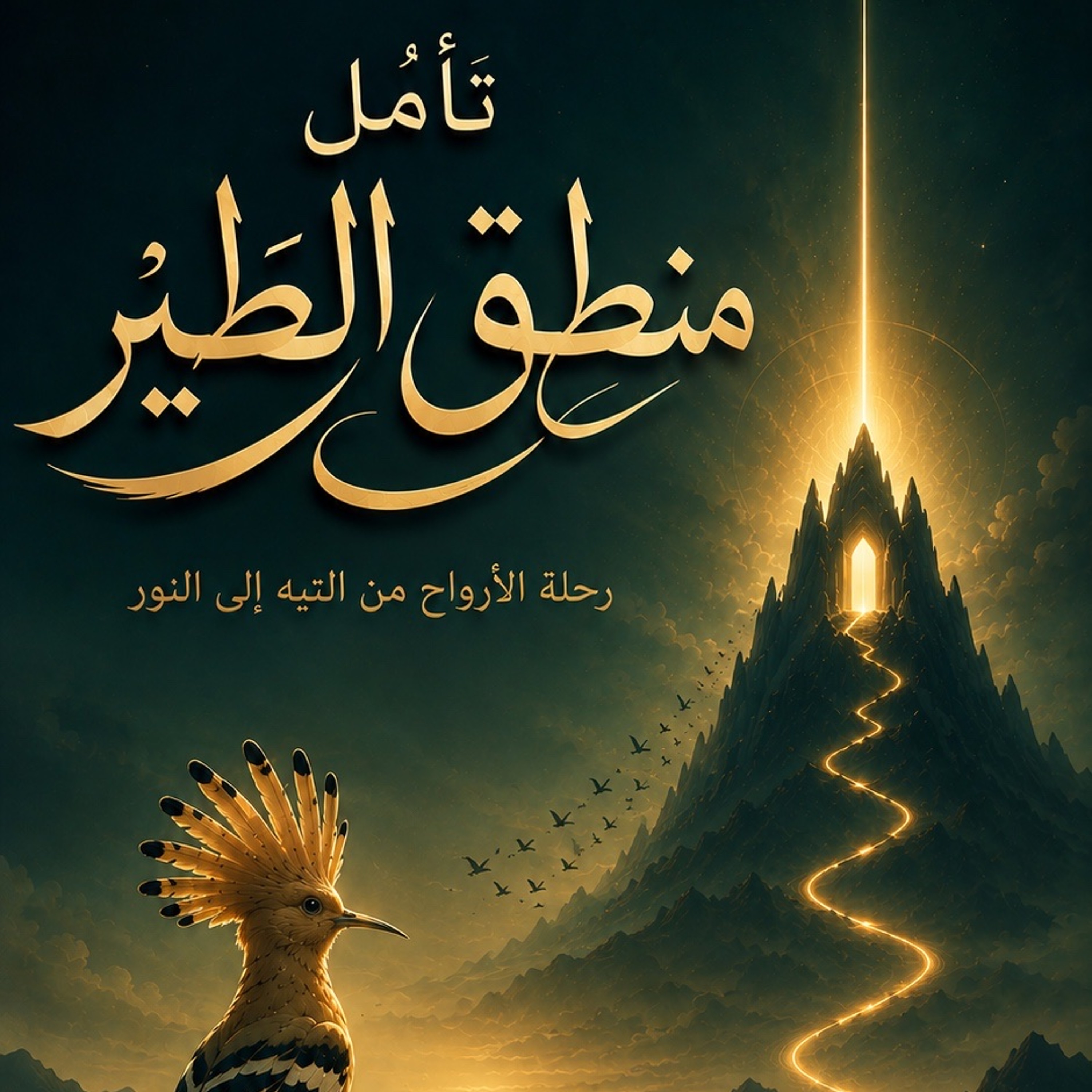 تأمل منطق الطير🕊️✨ رحلة الأرواح من التيه إلى النور