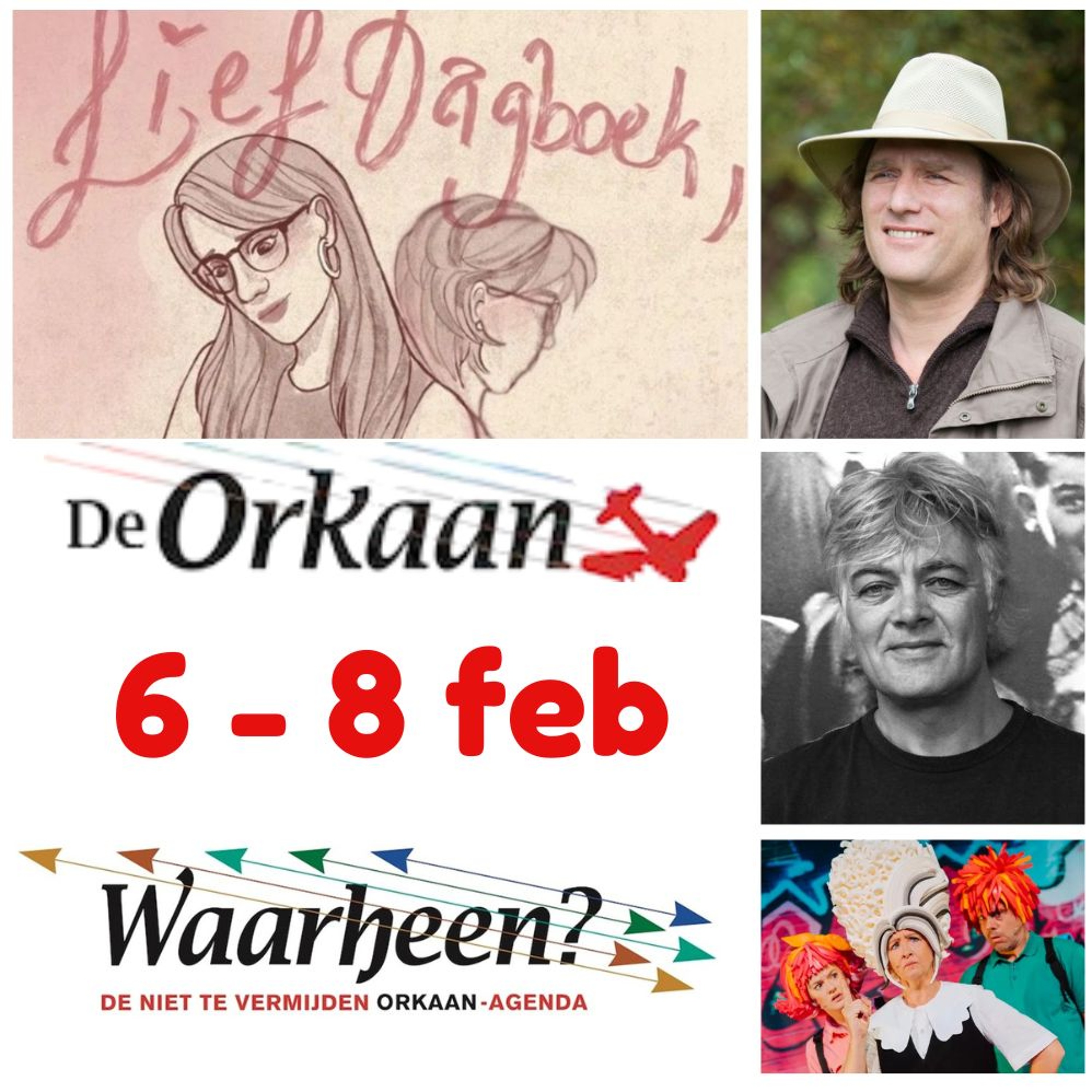 Waarheen - Zaanse uitgaanstips van De Orkaan (6 – 8 februari)
