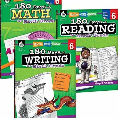 Stream e book download 180 days of practice for sixth grade set of 3