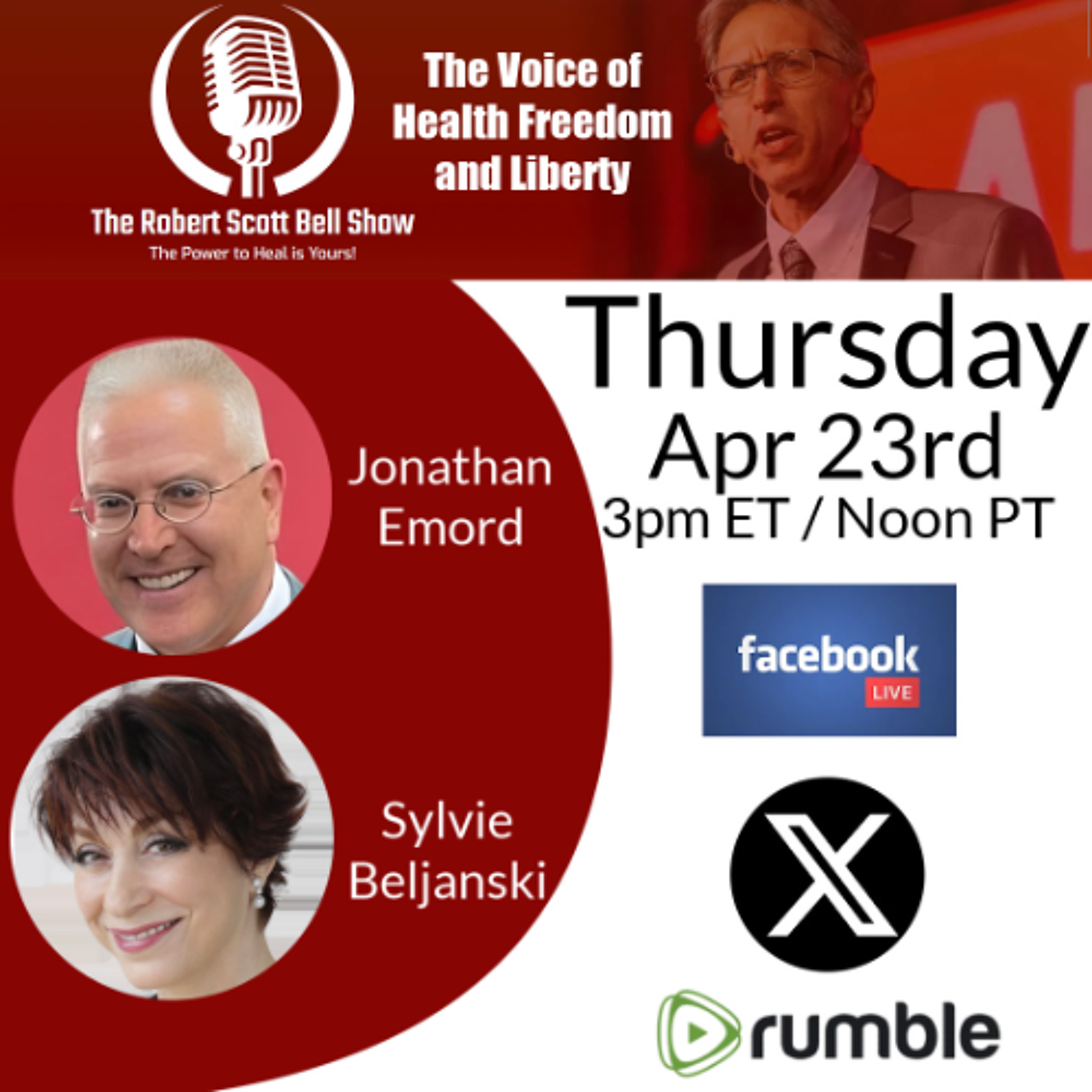 Jonathan Emord, Arizona Statement, GRAS Reform, EPA Glyphosate Lawsuit, Sylvie Beljanski, Integrative Cancer Solutions - The RSB Show 4-23-26