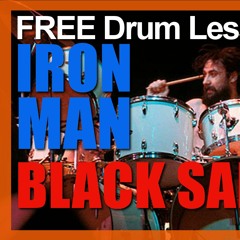 ★ Iron Man (Black Sabbath) ★ FREE Video Drum Lesson | How To Play SONG (Bill Ward)