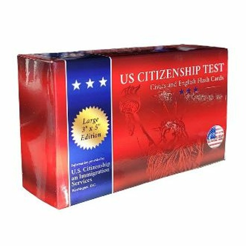 Stream [EBOOK] 🌟 US Citizenship Flash Cards 2023, 2024, Naturalization