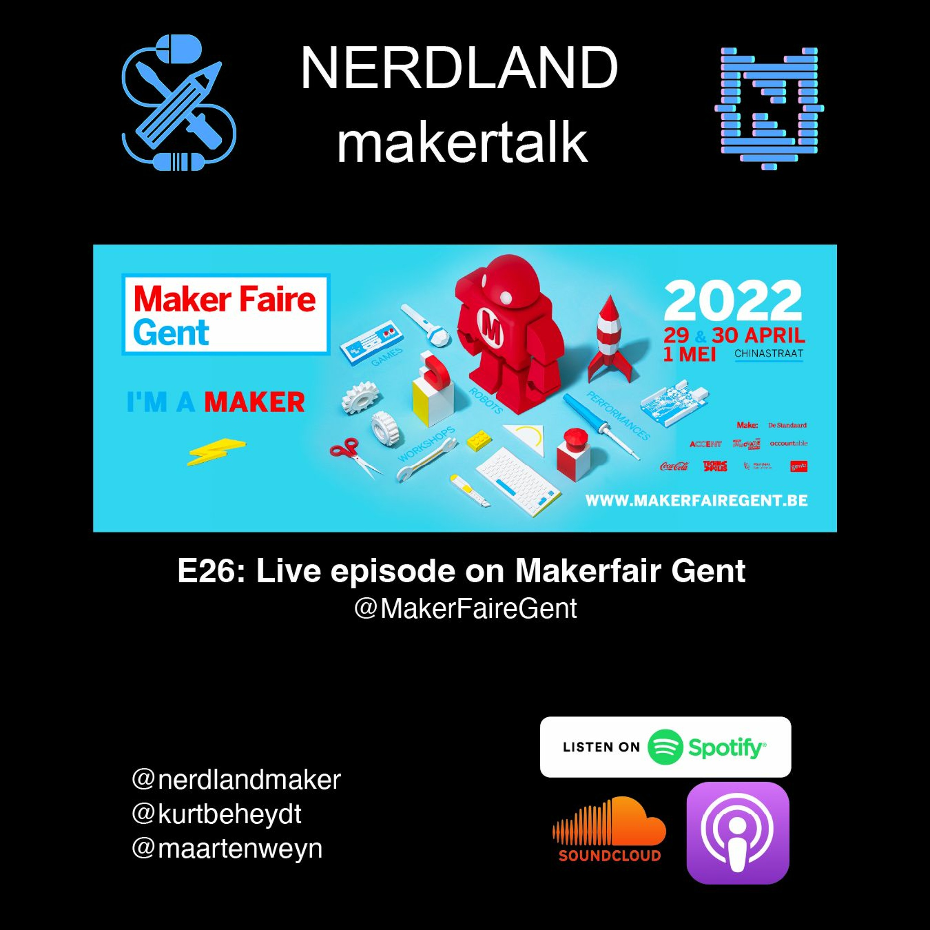 Nerdland Makertalk, podcast over makers