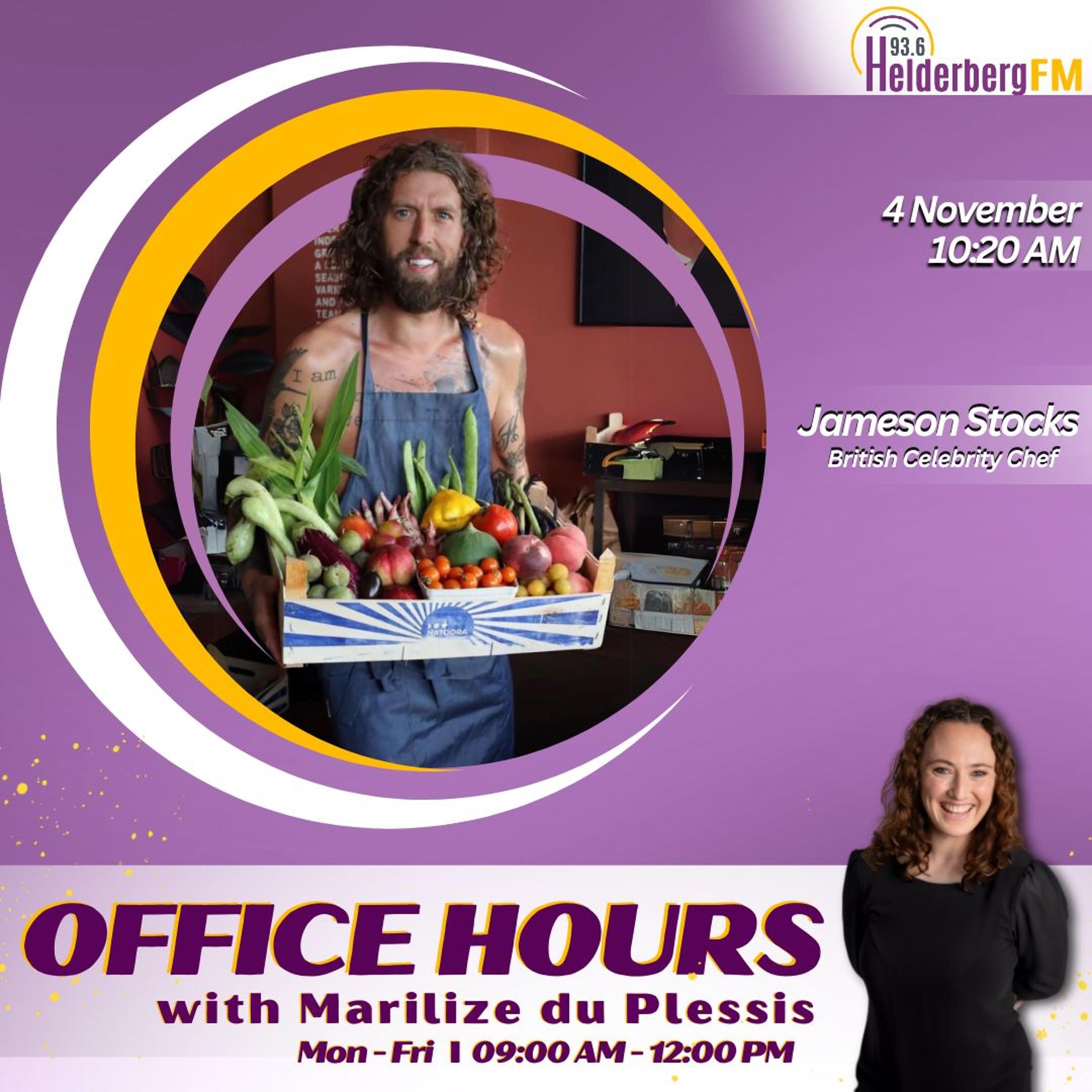 British Celebrity Chef Jameson Stocks On #OfficeHours episode artwork