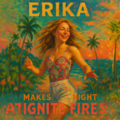 Erika makes the night ignite 🔥