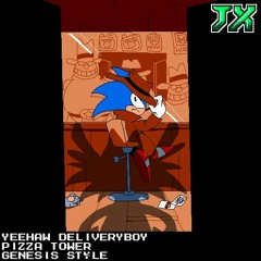 [16-Bit;Genesis]Yeehaw DeliveryBoy (FastFood Saloon) (Game Ver) - Pizza Tower