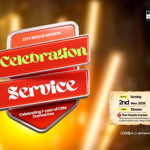 SUNDAYS @CAMP DAVID - CRM - CELEBRATION SERVICE - 2ND NOV. 2025