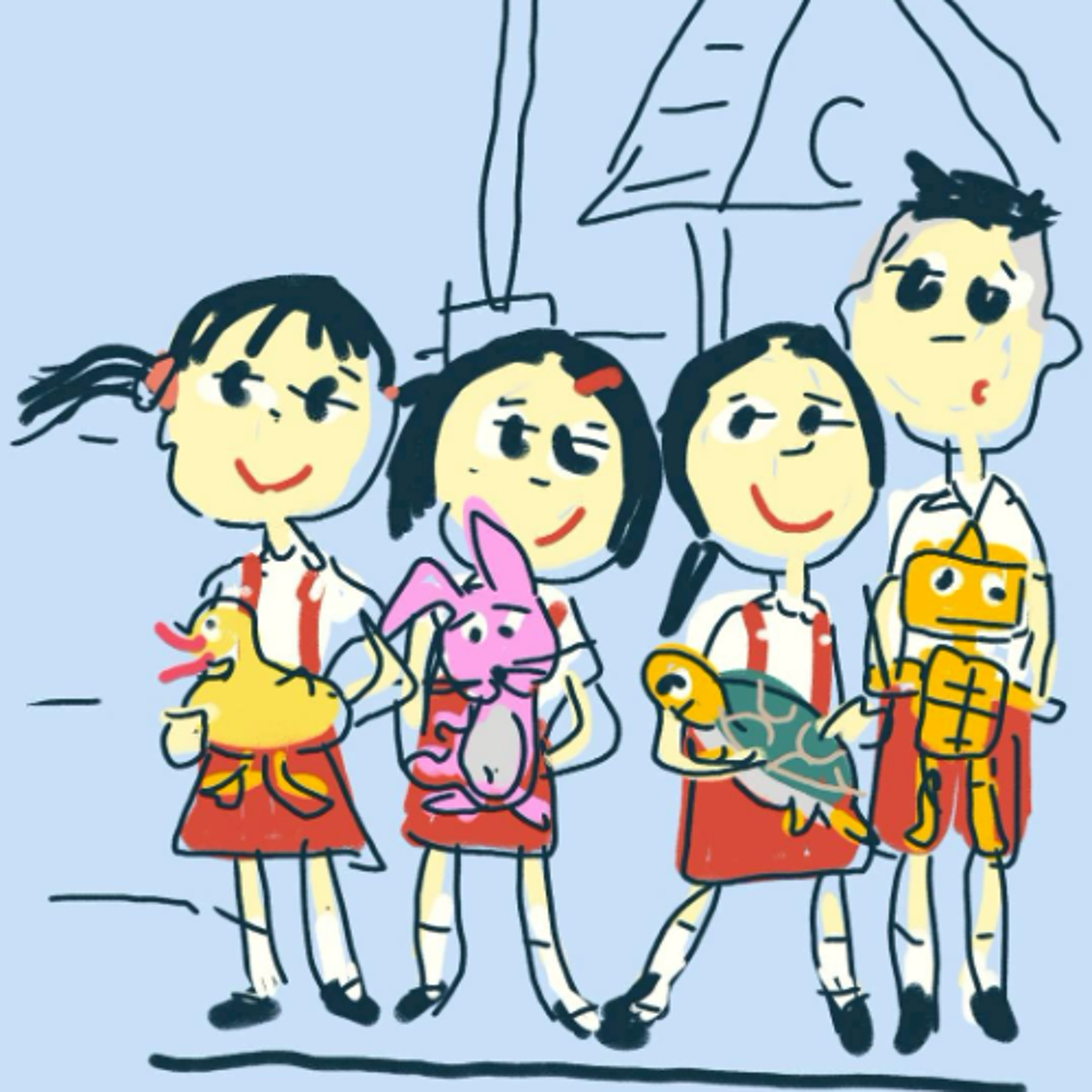 นิทานยิ้มแย้มแก้มใส (EP 429 นิทานชุด หนูดีกับพี่กลาง ตอน กระต่ายน้อยสีชมพู) episode artwork