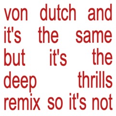 Charli xcx - Von Dutch (Deep Thrills Remix)
