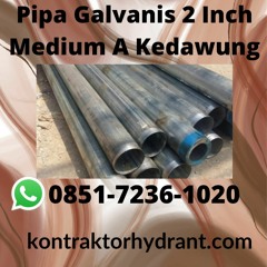 HANDAL, 0851-7236-1020 Pipa Galvanis 2 Inch Medium A Kedawung
