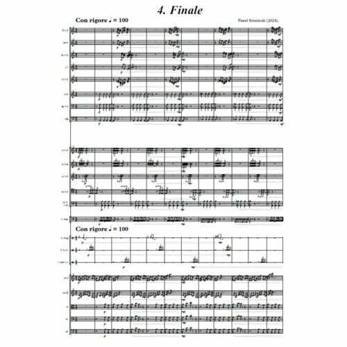 Pawel Strzelecki: 4. Finale [Symphony No. 12 "The Sudden Passage" for Orchestra (2024)].