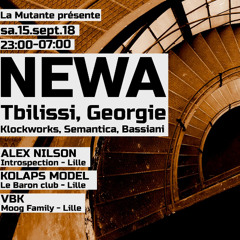 Alex Nilson - La mutante (Mix Live Techno) Lille Joy club 15-09-2018