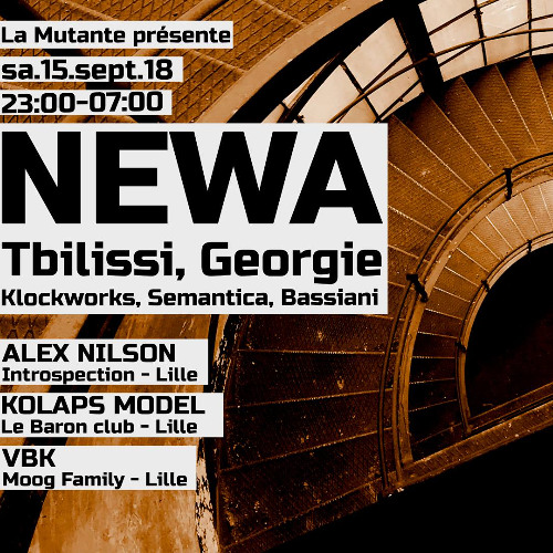 Alex Nilson - La mutante (Mix Live Techno) Lille Joy club 15-09-2018
