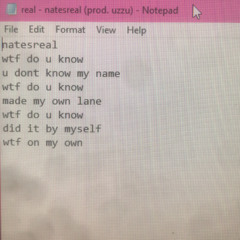real (prod. uzzu)