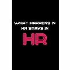 ~(Download) What Happens In HR Stays In HR: HR Gift | Office Novelty Gift For Coworker Colleague Sta