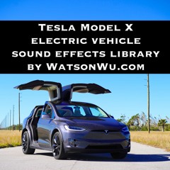 Demo from Tesla Model X electric vehicle sound FX library