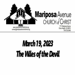 2023-03-19 - The Wiles Of The Devil - Ephesians 6:11-12 - Nathan Franson