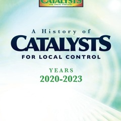 PDF/READ❤  A History of Catalysts for Local Control: Years 2020 - 2023
