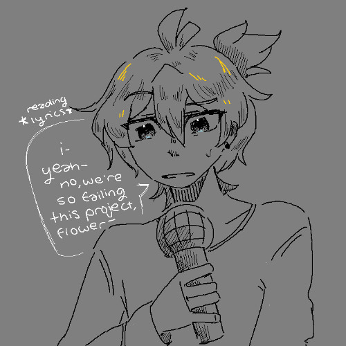 song snippet for school / Kagamine Len & vflower (shitpost)
