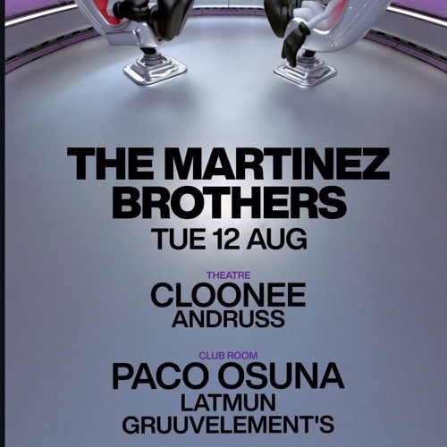 NowHere Paco Osuna 12th of August at HI Club Room @ GruuvElements_MIX