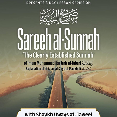 Lesson 3 - Sareeh al-Sunnah | Shaykh Uways at-Taweel