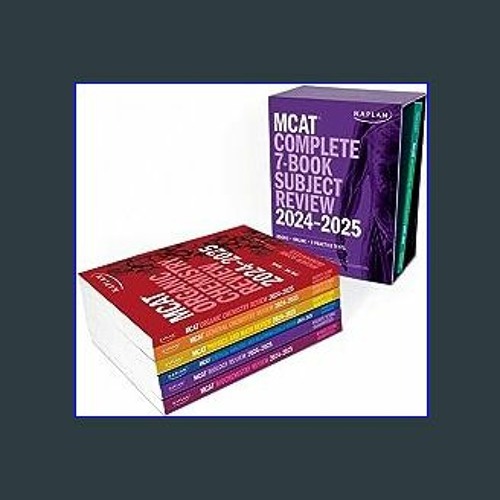 Stream {EBOOK} 📖 MCAT Complete 7Book Subject Review 20242025, Set