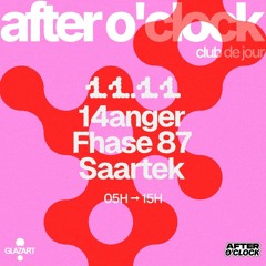 Fhase 87 @ Glazart Club - (11.11.25 - Paris - France) After'o'Clock (5h-15h)