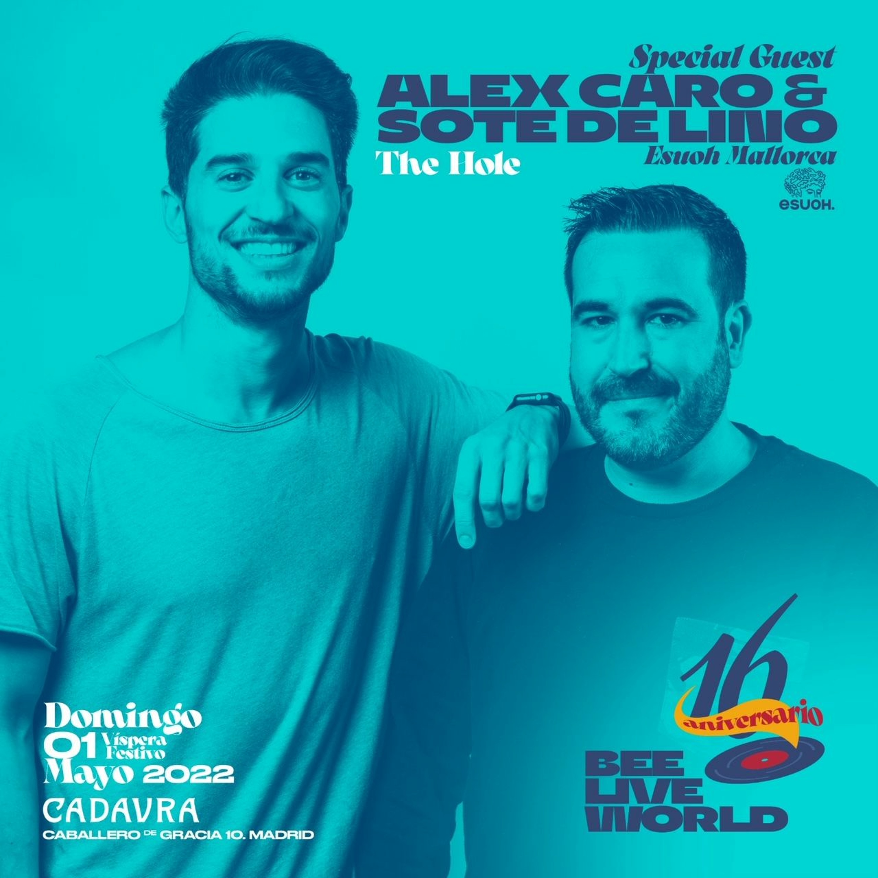 Podcast 480 BeeLiveWorld by DJ Bee 22.04.22  Abril Side A by Alex caro & Sote de Lino Guest Mix episode artwork