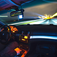 Cruising at night😎🦼