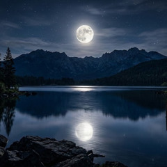 Moonlight on Still Water