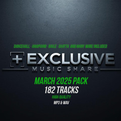 MARCH 2025 PACK 182 Tracks(Dancehall Baile Amapiano Hip-Hop etc...)