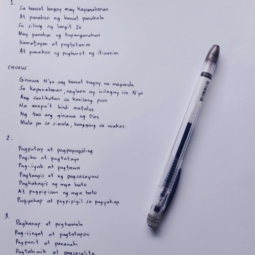 May Panahon para sa Lahat (A Time for Everything)