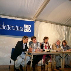 Mahmoud Darwish e Elias Khuri con Elisabetta Bartuli, n. 2005_09_09_101