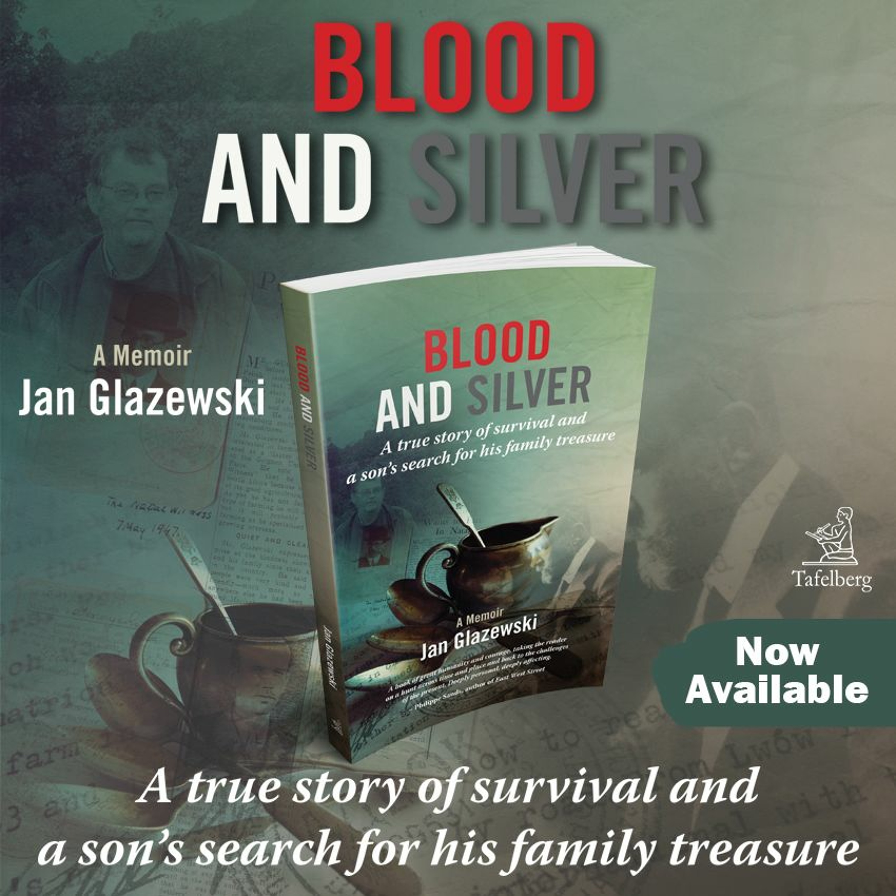 Tafelberg Book Chat: Blood and Silver by Jan Glazewski