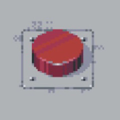 Please Dont Touch Anything (Red button touched theme)